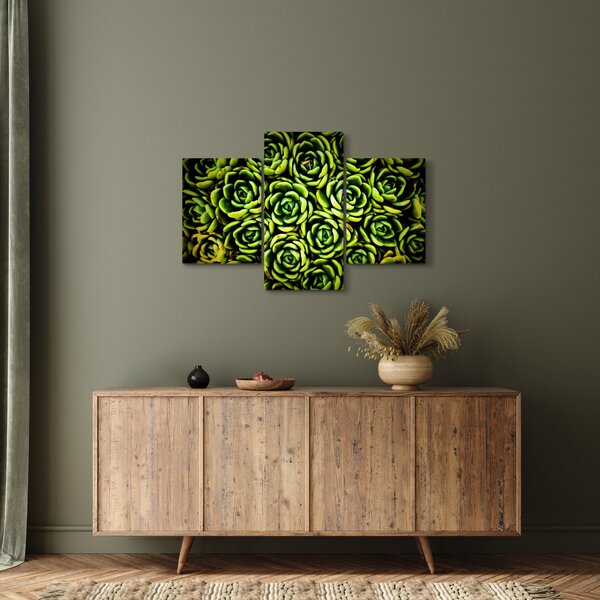Tablou cu flori de piatră (90x60 cm)