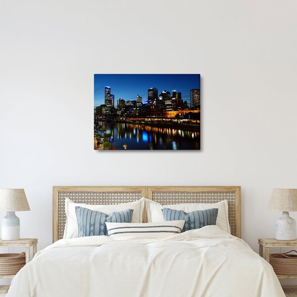 Tablou cu noaptea în Melbourne (70x50 cm)