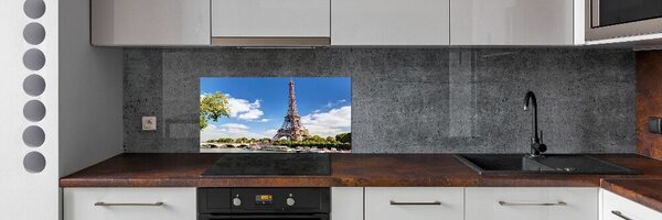 Panou sticla securizata bucatarie Turnul Eiffel din Paris