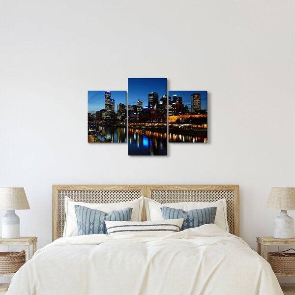 Tablou cu noaptea în Melbourne (90x60 cm)