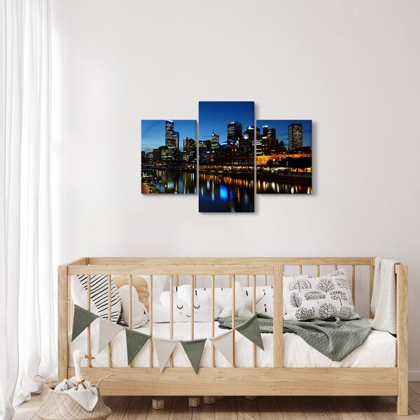 Tablou cu noaptea în Melbourne (90x60 cm)