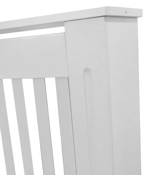 Mască M - 112 cm, grosime 18 mm, pentru calorifer alb lucios / lemn MDF cu lamele verticale