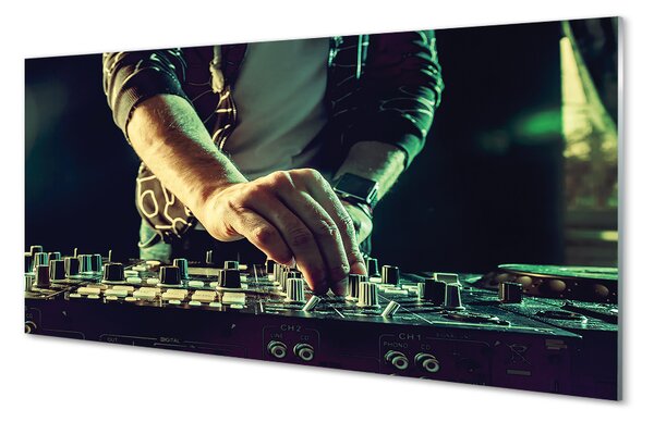 Panouri de sticlă Console DJ Casti