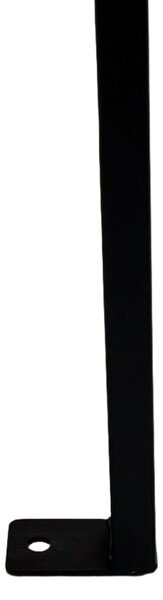 Bancă grădină AURA lemn/oțel 122x60x80 cm