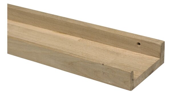 Raft în culoare naturală pentru fotografii din lemn masiv de stejar 100 cm Photoframe – vtwonen