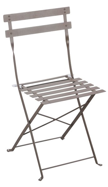 Set Bistro Flair - mobilier terasa gradina, 2 scaune + masa, otel vopsit - Bej (Grey Brown)