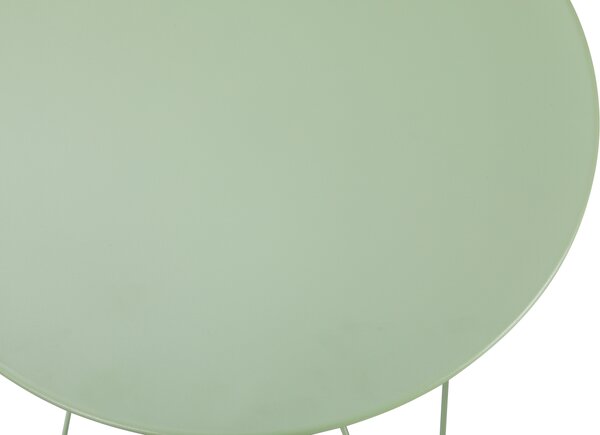 Set Bistro Flair - mobilier terasa gradina, 2 scaune + masa, otel vopsit - Verde (Olive Green)
