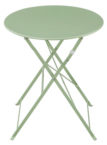 Set Bistro Flair - mobilier terasa gradina, 2 scaune + masa, otel vopsit - Verde (Olive Green)