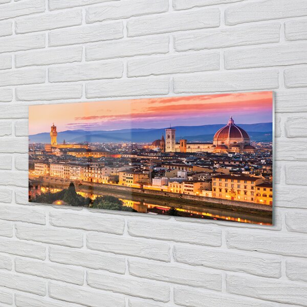 Panouri de sticlă Italia Panorama noapte catedrală