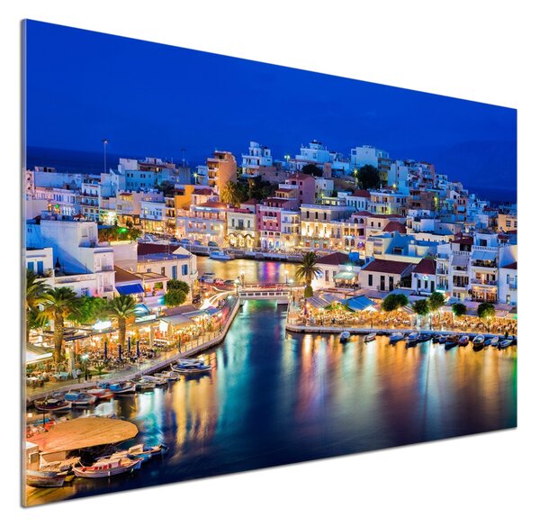 Panou sticla securizata bucatarie Creta Grecia