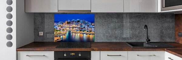 Panou sticla securizata bucatarie Creta Grecia