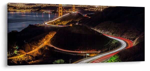 Tablou - Golden Gate Bridge (120x50 cm)