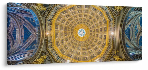 Tablou cu tavanul bisericii Siena (120x50 cm)