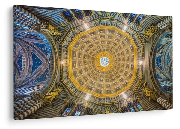 Tablou cu tavanul bisericii Siena (90x60 cm)