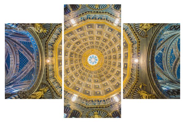 Tablou cu tavanul bisericii Siena (90x60 cm)
