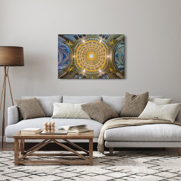 Tablou cu tavanul bisericii Siena (90x60 cm)