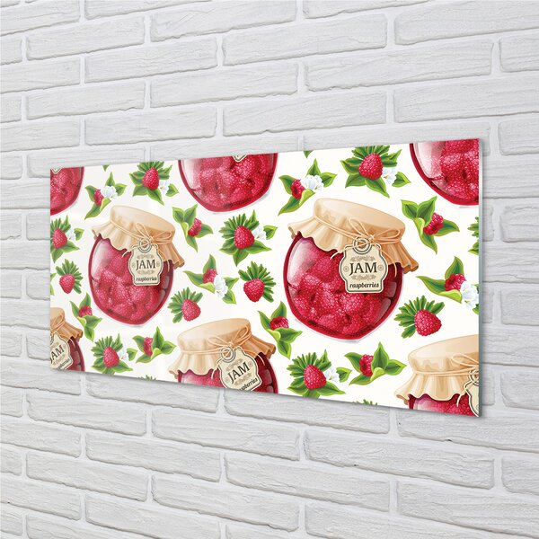 Panouri de sticlă gem de zmeură