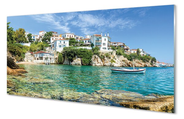 Panouri de sticlă Marea Grecia a vieții urbane