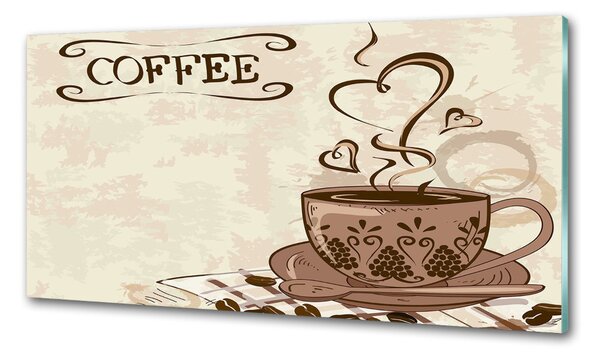 Panou sticla securizata bucatarie cafea aromatică