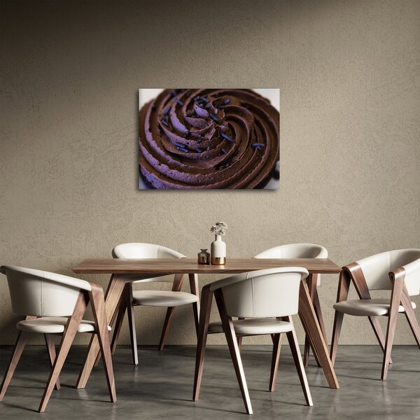 Tablou - Cupcake din ciocolată (70x50 cm)