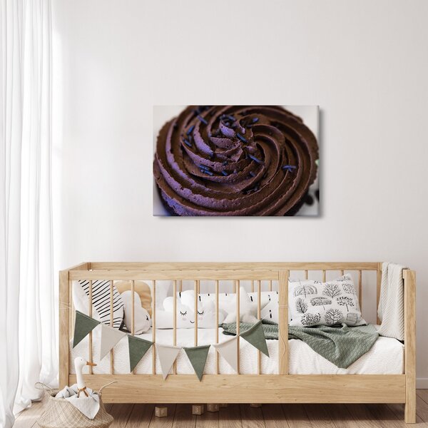 Tablou - Cupcake din ciocolată (90x60 cm)