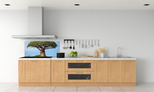 Sticlă printata bucătărie Baobab