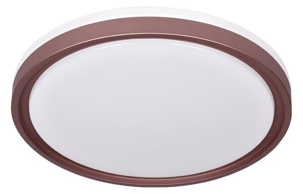 Prezent Plafonieră LED FLOREN 71344-LED, dimmabilă, 30W/230V, 3000/4000/6500K, maro