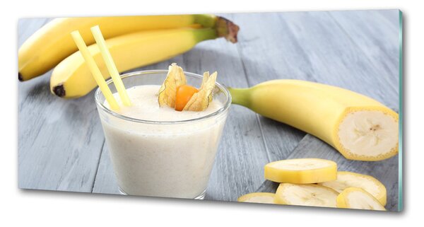 Sticlă bucătărie banane cocktail