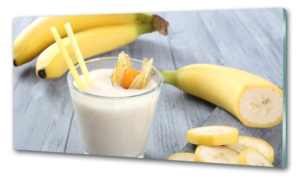 Sticlă bucătărie banane cocktail