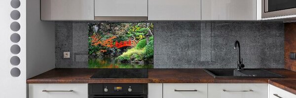 Sticlă pentru bucătărie grădină japoneză