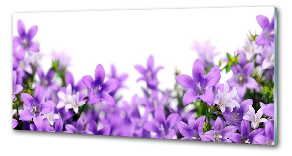 Panou sticlă decorativa bucătărie clopote violet