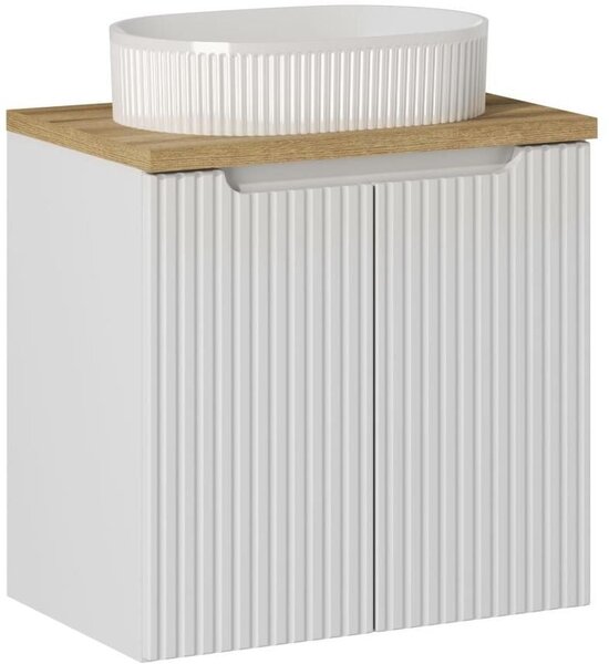 Set dulap Comad Nova White NOVA WHITE 82-60-2D, lavoar Comad Beyond BEYOND 5 WHITE ( E-6564 ), NOVA OAK A 89-60