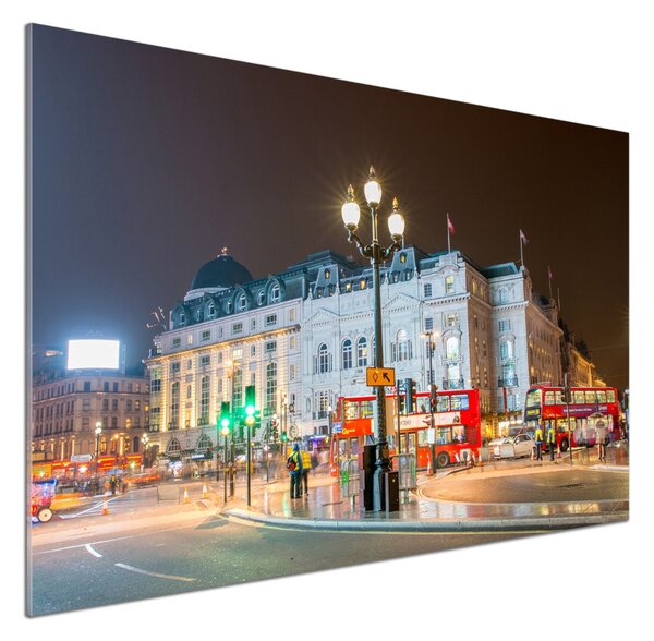Panou sticlă decorativa bucătărie Londra timp de noapte