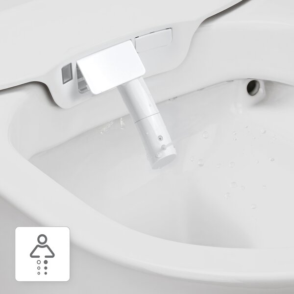 Oltens SmartFrisk toaletă cu spălare agăţat fără margine alb 42038000