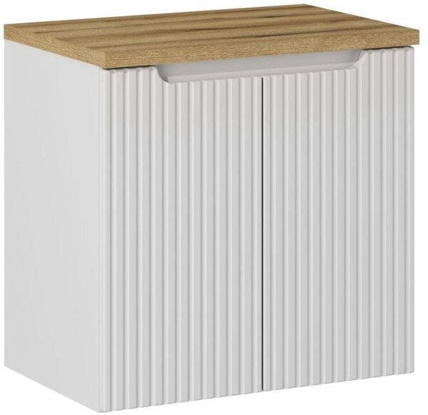 Set dulap Comad Nova White NOVA WHITE 82-60-2D, blat Comad Nova Oak NOVA OAK A 89-60