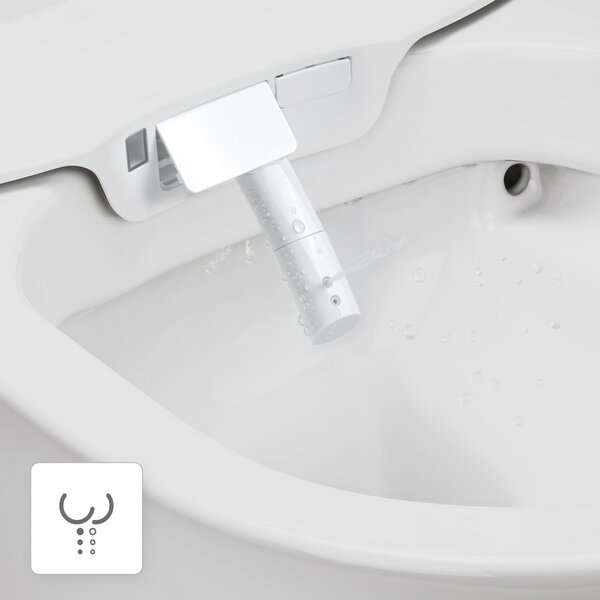 Oltens SmartFrisk toaletă cu spălare agăţat fără margine alb 42038000