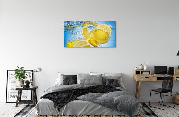 Tablouri acrilice Lemon în apă