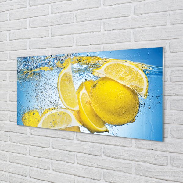 Tablouri acrilice Lemon în apă