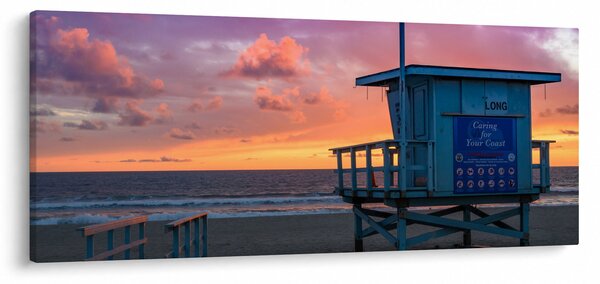 Tablou de pe plaja Santa Monica (120x50 cm)