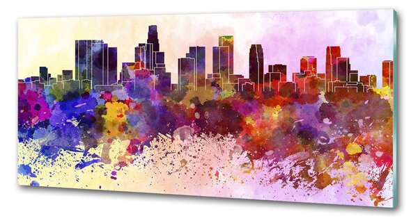 Panou sticla securizata bucatarie Culorile din Los Angeles