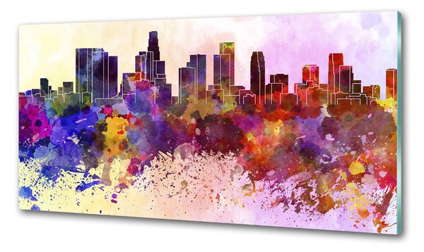 Panou sticla securizata bucatarie Culorile din Los Angeles