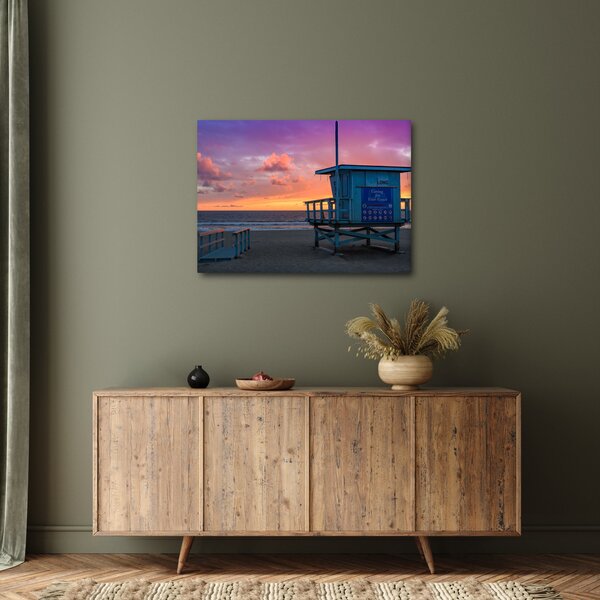 Tablou de pe plaja Santa Monica (70x50 cm)