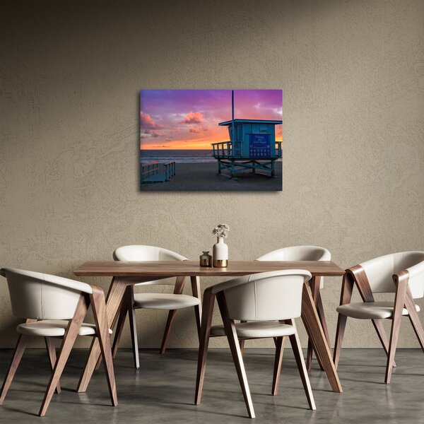 Tablou de pe plaja Santa Monica (70x50 cm)