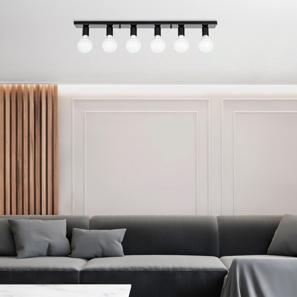 Lustra Mirro - 12225 Negru/Alb