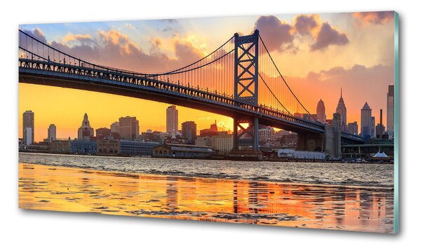 Panou perete bucătărie Podul Philadelphia