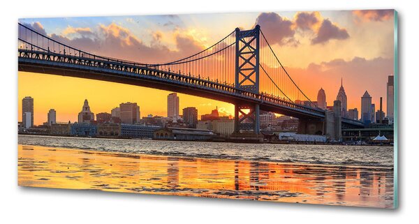 Panou perete bucătărie Podul Philadelphia