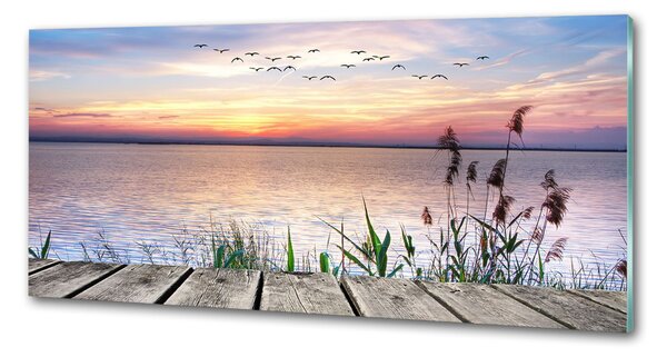 Panou sticlă decorativa bucătărie West Lake
