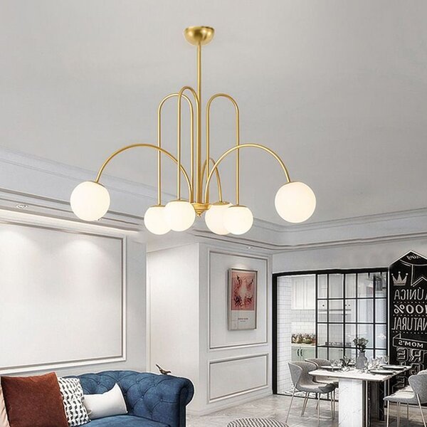 Lampă de tavan Gold APP1584-6CP
