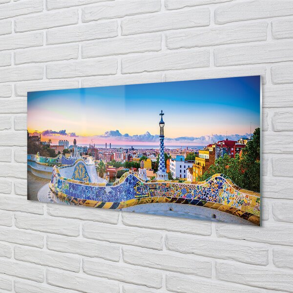 Panouri de sticlă Spania panoramă a orașului
