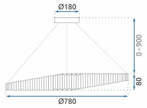 Lustra Tavan LED Cristal APP1202-CP